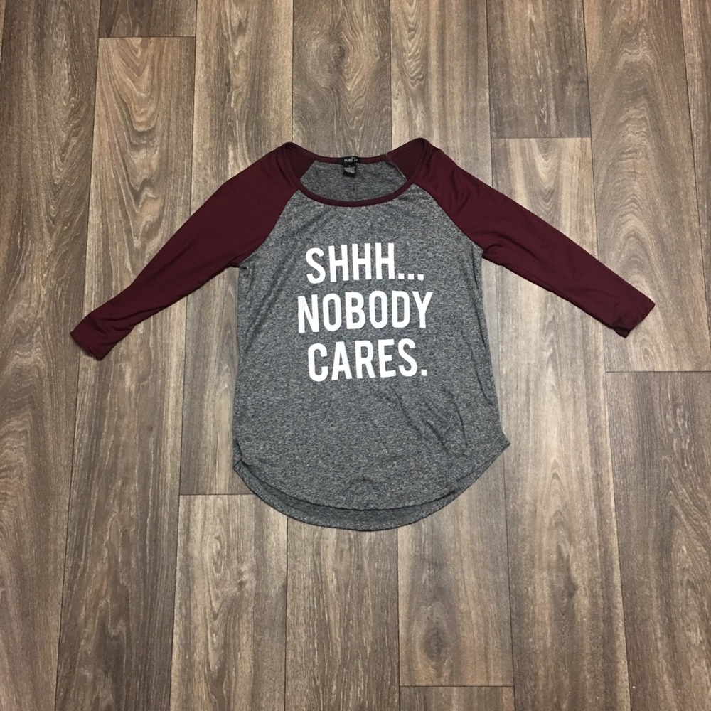 Graphic baseball tee